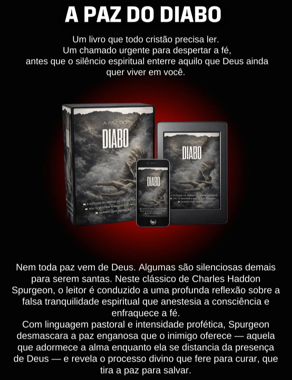 Mockup do ebook A Paz do Diabo
